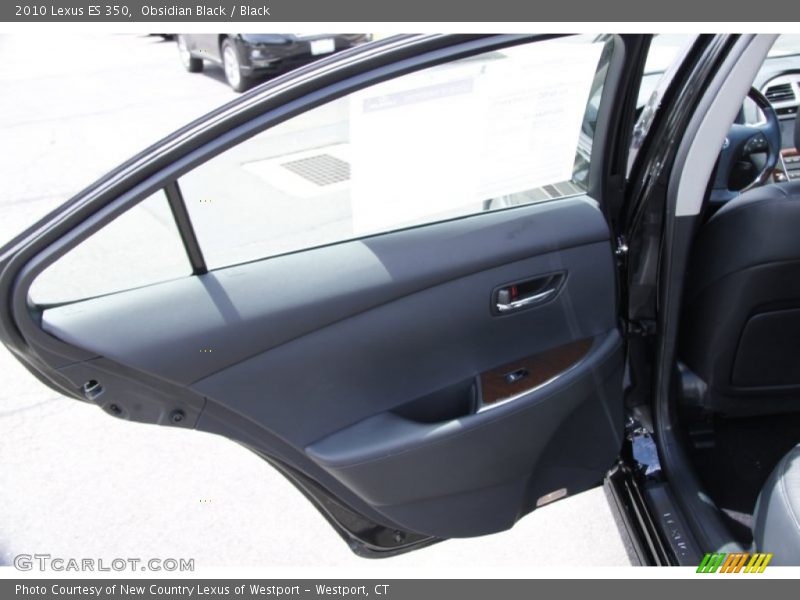 Obsidian Black / Black 2010 Lexus ES 350