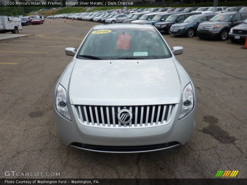 Brilliant Silver Metallic / Dark Charcoal 2010 Mercury Milan V6 Premier