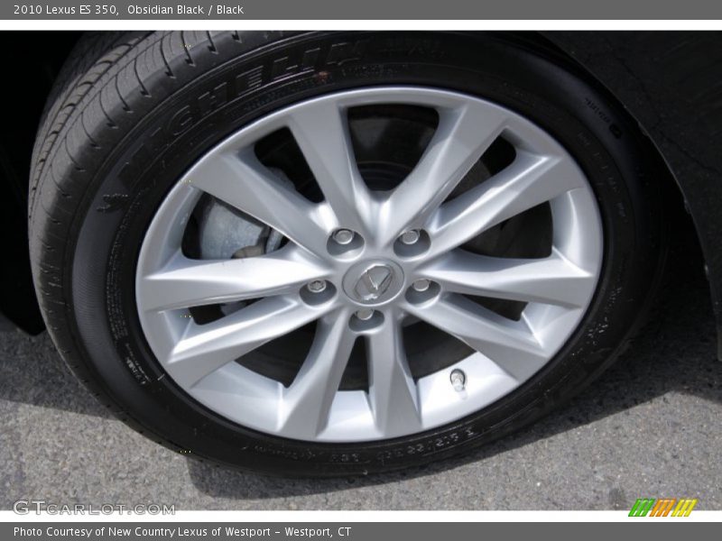 Obsidian Black / Black 2010 Lexus ES 350