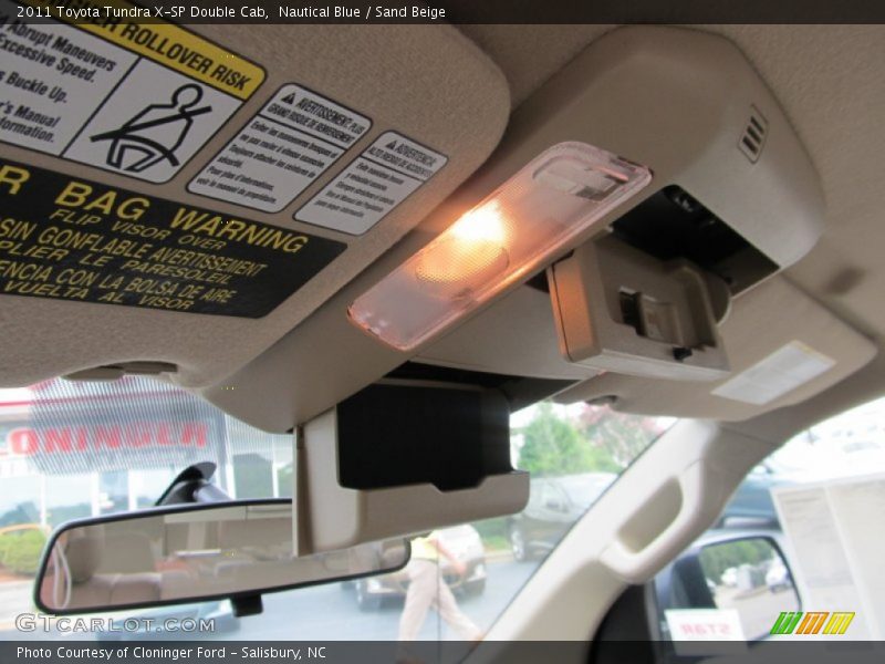Nautical Blue / Sand Beige 2011 Toyota Tundra X-SP Double Cab