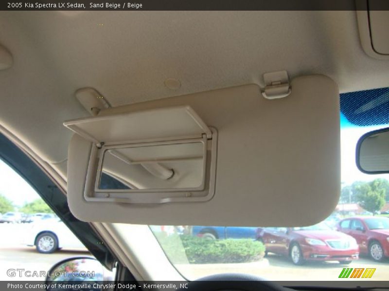 Sand Beige / Beige 2005 Kia Spectra LX Sedan