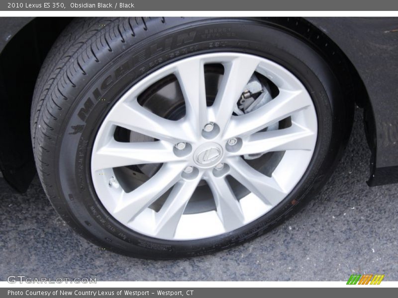 Obsidian Black / Black 2010 Lexus ES 350
