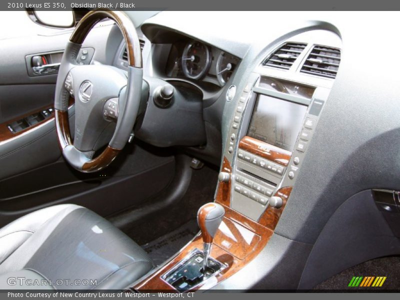 Obsidian Black / Black 2010 Lexus ES 350