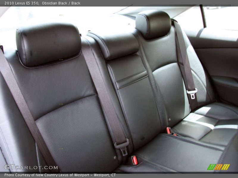 Obsidian Black / Black 2010 Lexus ES 350