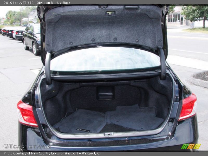 Obsidian Black / Black 2010 Lexus ES 350