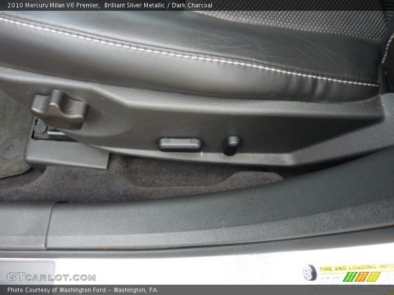 Brilliant Silver Metallic / Dark Charcoal 2010 Mercury Milan V6 Premier