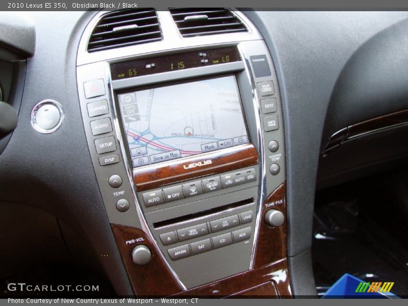 Obsidian Black / Black 2010 Lexus ES 350