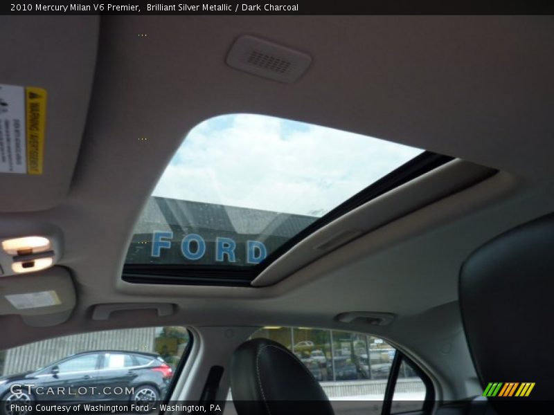 Brilliant Silver Metallic / Dark Charcoal 2010 Mercury Milan V6 Premier
