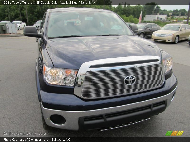 Nautical Blue / Sand Beige 2011 Toyota Tundra X-SP Double Cab
