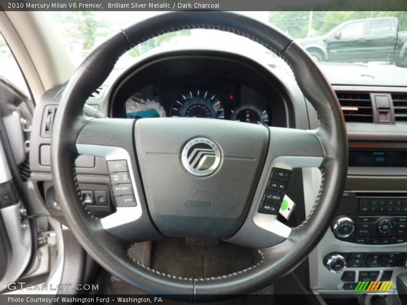 Brilliant Silver Metallic / Dark Charcoal 2010 Mercury Milan V6 Premier