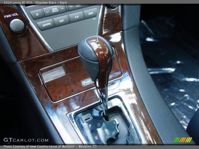 Obsidian Black / Black 2010 Lexus ES 350