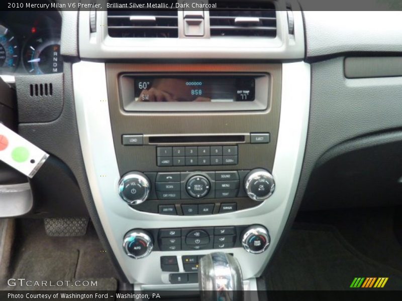 Brilliant Silver Metallic / Dark Charcoal 2010 Mercury Milan V6 Premier