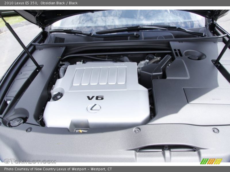 Obsidian Black / Black 2010 Lexus ES 350