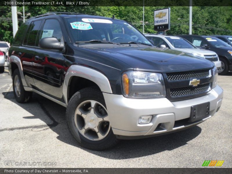 Black / Ebony 2008 Chevrolet TrailBlazer LT 4x4