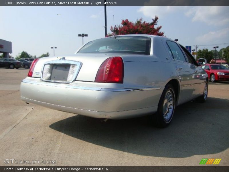 Silver Frost Metallic / Light Graphite 2000 Lincoln Town Car Cartier