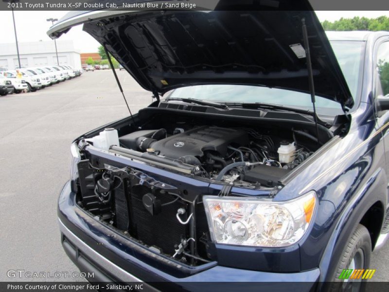 Nautical Blue / Sand Beige 2011 Toyota Tundra X-SP Double Cab