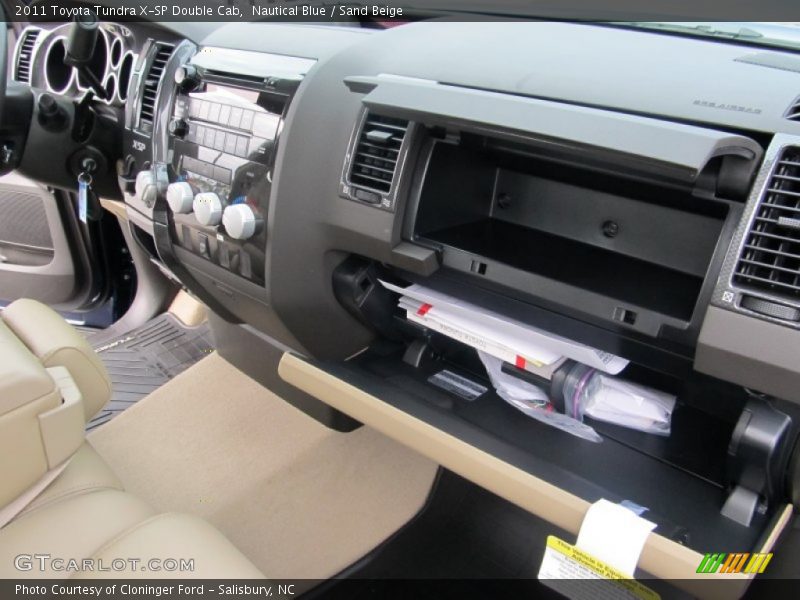 Nautical Blue / Sand Beige 2011 Toyota Tundra X-SP Double Cab
