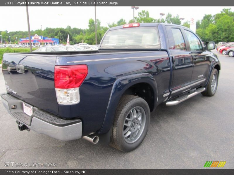 Nautical Blue / Sand Beige 2011 Toyota Tundra X-SP Double Cab