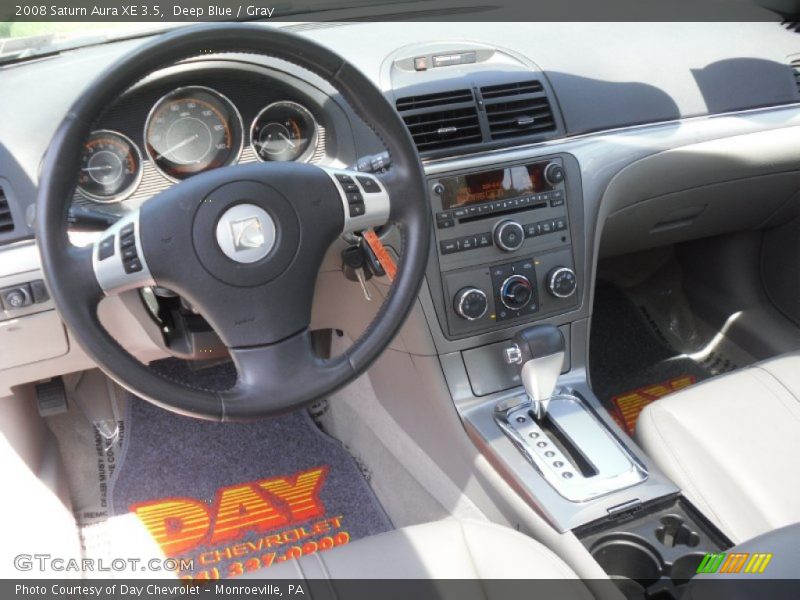 Deep Blue / Gray 2008 Saturn Aura XE 3.5