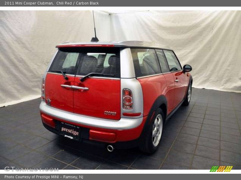 Chili Red / Carbon Black 2011 Mini Cooper Clubman