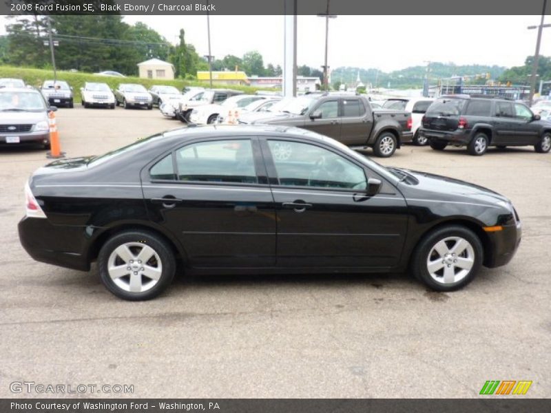 Black Ebony / Charcoal Black 2008 Ford Fusion SE