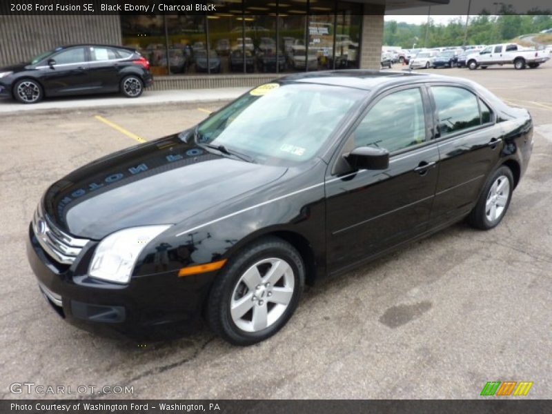 Black Ebony / Charcoal Black 2008 Ford Fusion SE