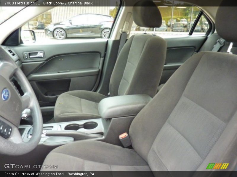 Black Ebony / Charcoal Black 2008 Ford Fusion SE