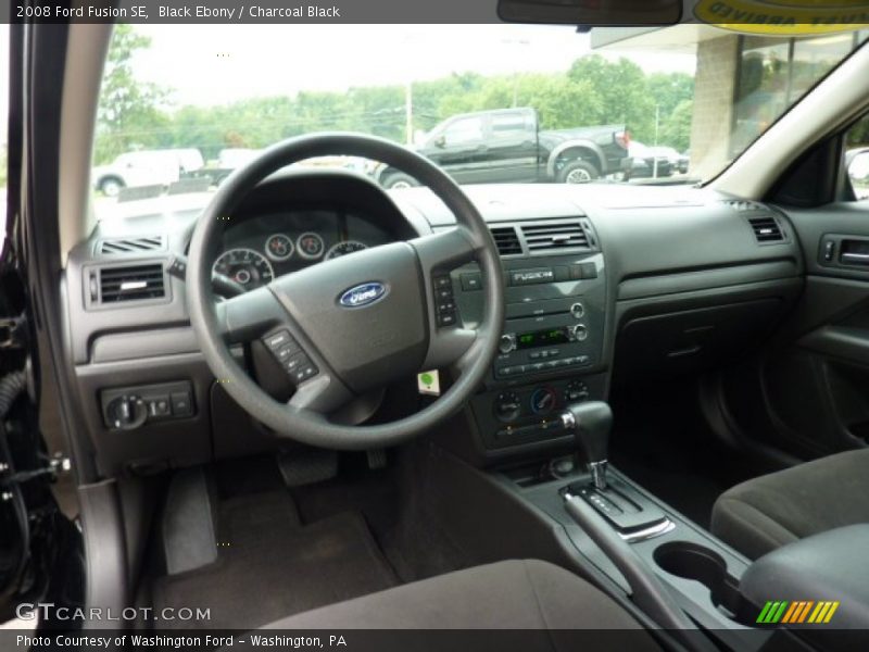 Black Ebony / Charcoal Black 2008 Ford Fusion SE