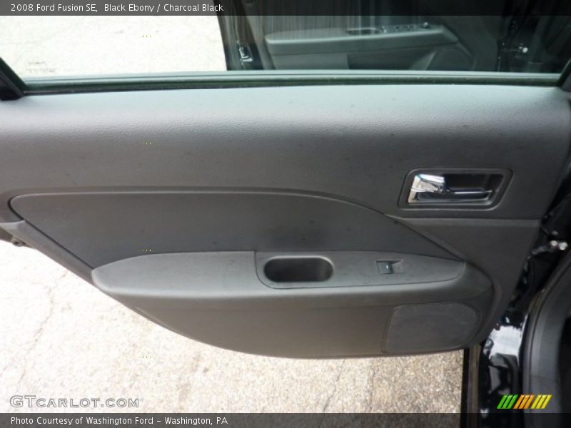 Black Ebony / Charcoal Black 2008 Ford Fusion SE