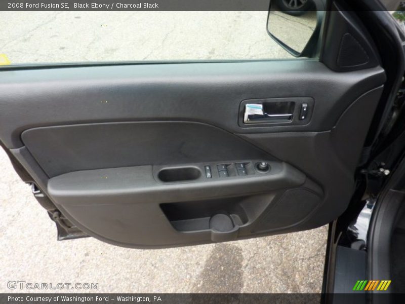 Black Ebony / Charcoal Black 2008 Ford Fusion SE
