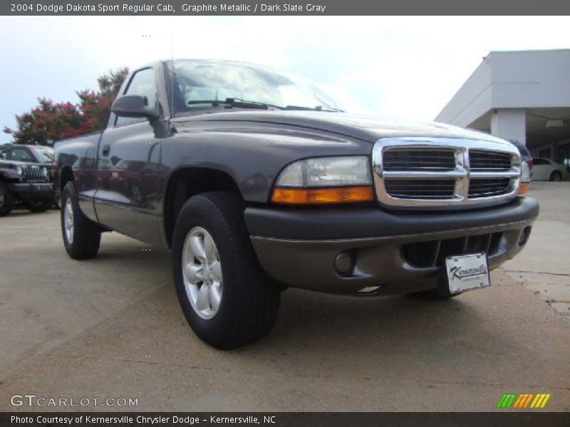 Graphite Metallic / Dark Slate Gray 2004 Dodge Dakota Sport Regular Cab