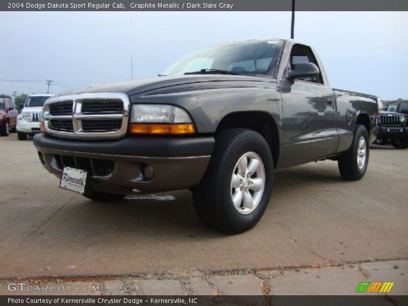 Graphite Metallic / Dark Slate Gray 2004 Dodge Dakota Sport Regular Cab