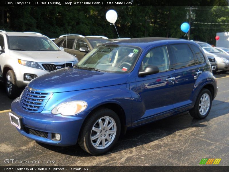 Deep Water Blue Pearl / Pastel Slate Gray 2009 Chrysler PT Cruiser Touring