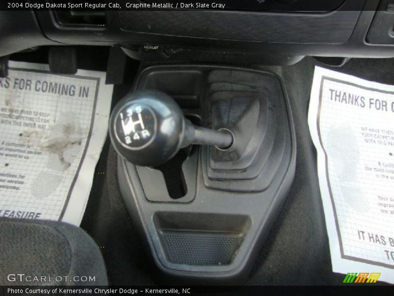 Graphite Metallic / Dark Slate Gray 2004 Dodge Dakota Sport Regular Cab