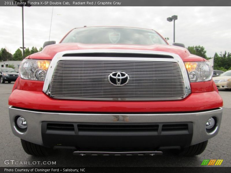 Radiant Red / Graphite Gray 2011 Toyota Tundra X-SP Double Cab