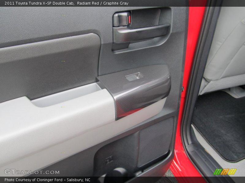 Radiant Red / Graphite Gray 2011 Toyota Tundra X-SP Double Cab