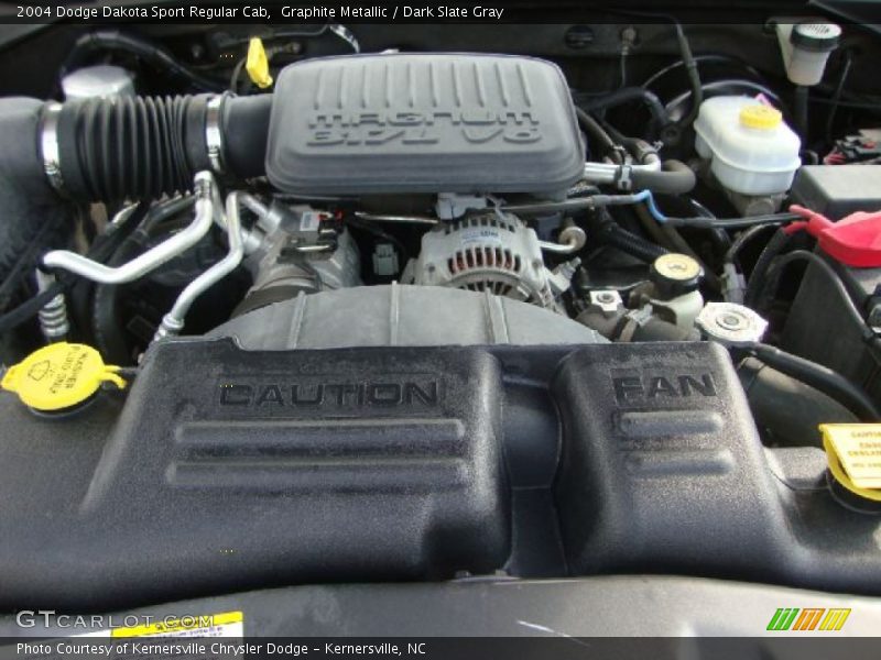 Graphite Metallic / Dark Slate Gray 2004 Dodge Dakota Sport Regular Cab
