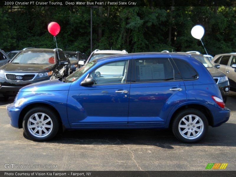 Deep Water Blue Pearl / Pastel Slate Gray 2009 Chrysler PT Cruiser Touring