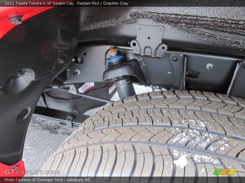 Radiant Red / Graphite Gray 2011 Toyota Tundra X-SP Double Cab
