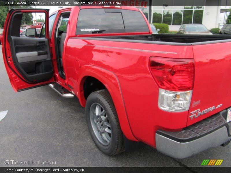 Radiant Red / Graphite Gray 2011 Toyota Tundra X-SP Double Cab