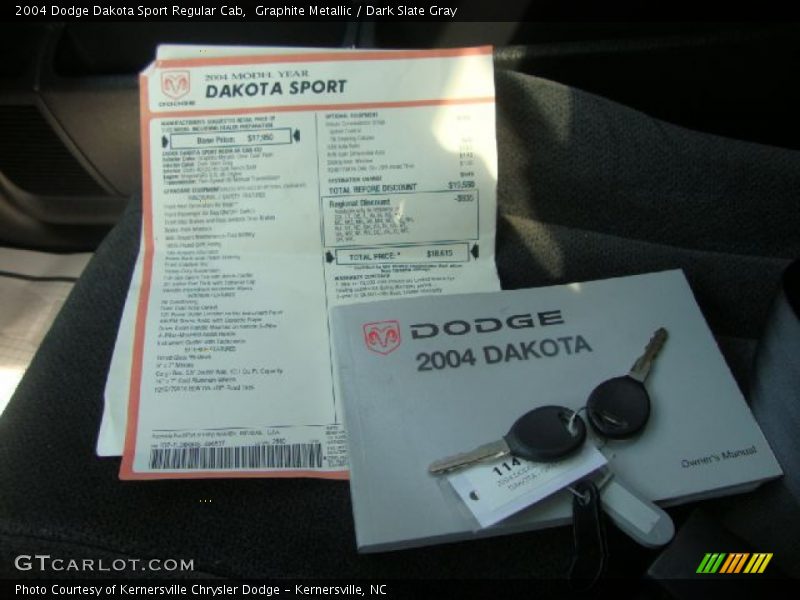 Books/Manuals of 2004 Dakota Sport Regular Cab