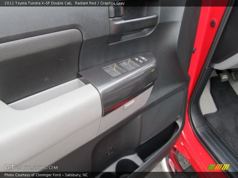 Radiant Red / Graphite Gray 2011 Toyota Tundra X-SP Double Cab