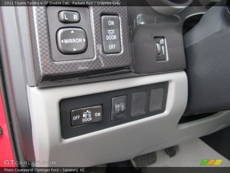 Controls of 2011 Tundra X-SP Double Cab