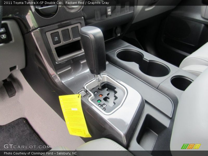 2011 Tundra X-SP Double Cab 6 Speed ECT-i Automatic Shifter