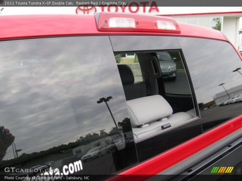 Radiant Red / Graphite Gray 2011 Toyota Tundra X-SP Double Cab