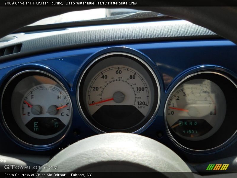 Deep Water Blue Pearl / Pastel Slate Gray 2009 Chrysler PT Cruiser Touring