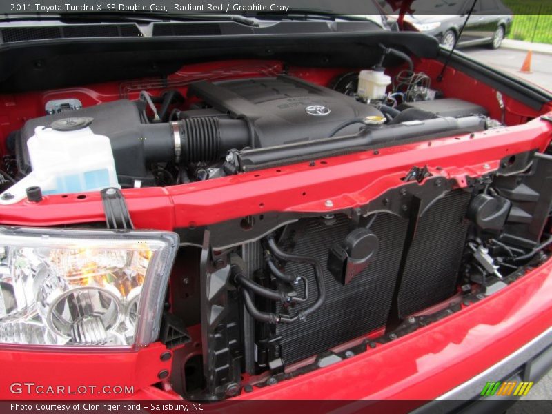 Radiant Red / Graphite Gray 2011 Toyota Tundra X-SP Double Cab