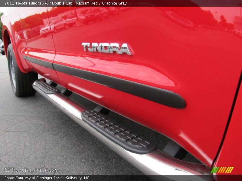 Radiant Red / Graphite Gray 2011 Toyota Tundra X-SP Double Cab