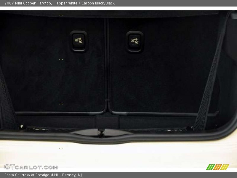 Pepper White / Carbon Black/Black 2007 Mini Cooper Hardtop