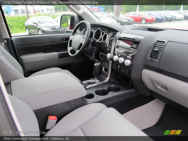  2011 Tundra X-SP Double Cab Graphite Gray Interior